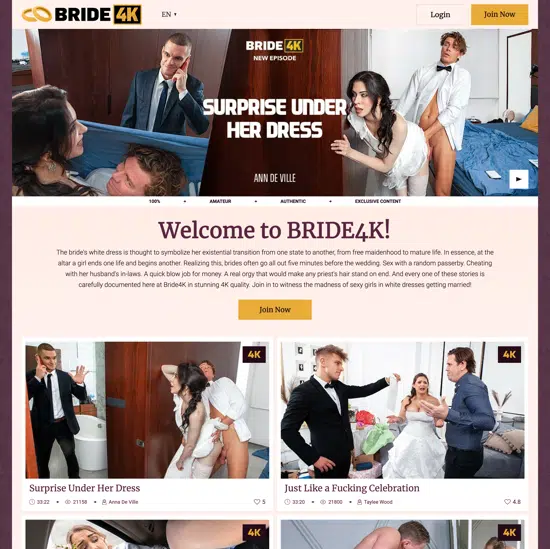 Bride4k - cuckold porn site